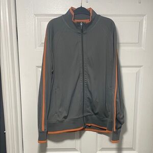 Calvin Klein Gray and Orange Track Jacket